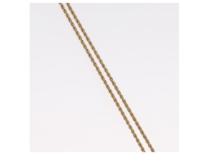 Collana Christian Dior metallo dorato Auth BA11499 - vista 6