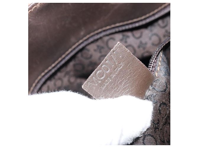 Céline CELINE C Macadam Canvas Tote Bag Elfenbein Gold Auth ep13774 Golden Roh - Ansicht 12