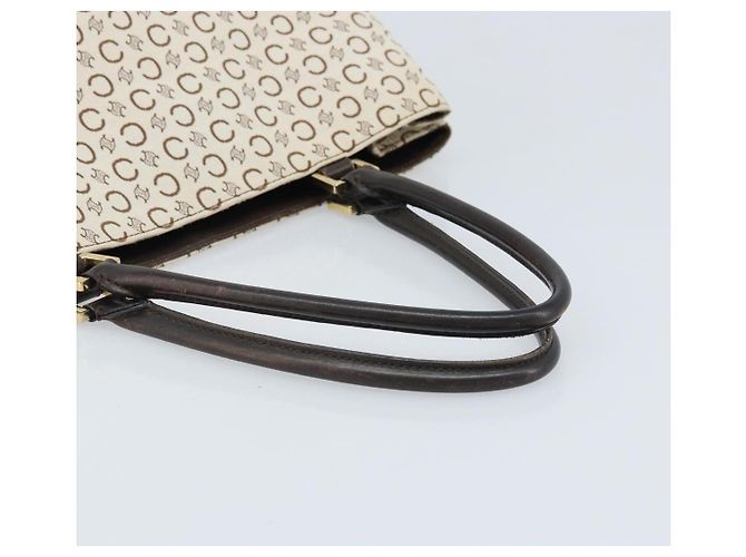 Céline CELINE C Macadam Canvas Tote Bag Elfenbein Gold Auth ep13774 Golden Roh - Ansicht 7