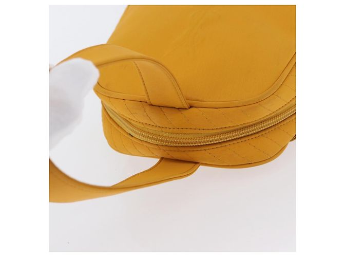 SAINT LAURENT Borsa a Mano Nylon Giallo Oro Auth 173709 D'oro - vista 6