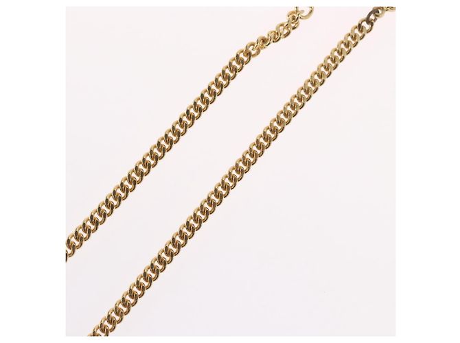 Collana Christian Dior metallo tono oro Auth BA11478 - vista 14