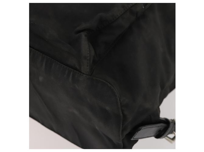 PRADA Backpack Nylon Black Silver Auth 172260 Silvery - view 16