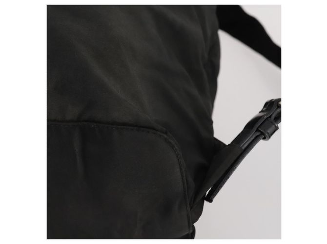 PRADA Backpack Nylon Black Silver Auth 172260 Silvery - view 18