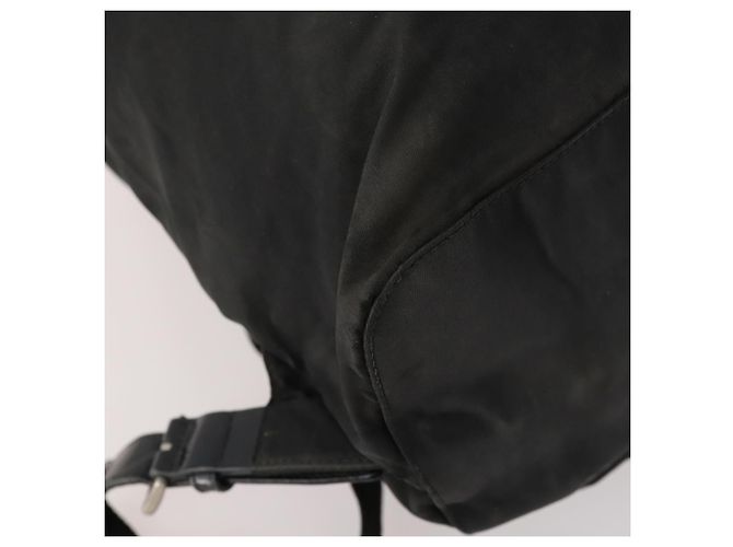 PRADA Backpack Nylon Black Silver Auth 172260 Silvery - view 19
