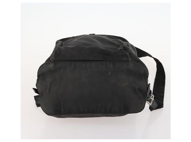 PRADA Backpack Nylon Black Silver Auth 172260 Silvery - view 5
