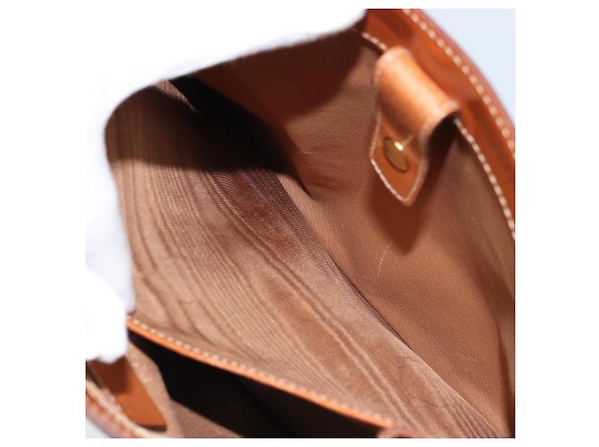 Céline Borsa tote in tela Macadam CELINE in pelle PVC marrone oro Auth ARZ422 D'oro - vista 22