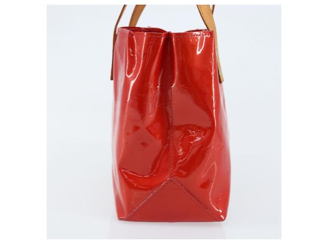LOUIS VUITTON Monogram Vernis Reade PM Borsa a Mano Rossa M91088 LV Auth ARZ320 Rosso - vista 3