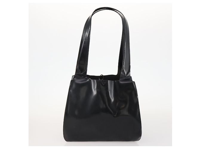 Borsa Tote in Pelle Salvatore Ferragamo 2 Pezzi Nera Auth 168827 Nero - vista 2
