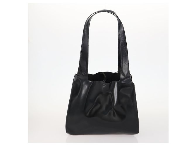 Borsa Tote in Pelle Salvatore Ferragamo 2 Pezzi Nera Auth 168827 Nero - vista 3