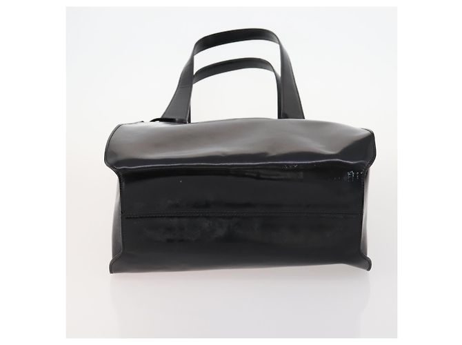 Borsa Tote in Pelle Salvatore Ferragamo 2 Pezzi Nera Auth 168827 Nero - vista 7