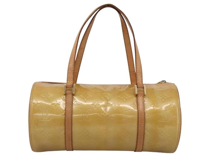 LOUIS VUITTON Borsa a Mano Monogram Vernis Bedford Beige M91006 LV Auth 170055 - Ansicht 13