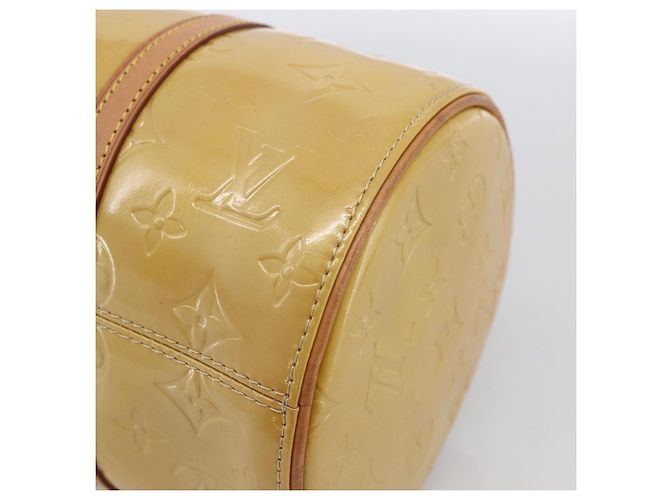 LOUIS VUITTON Borsa a Mano Monogram Vernis Bedford Beige M91006 LV Auth 170055 - Ansicht 16