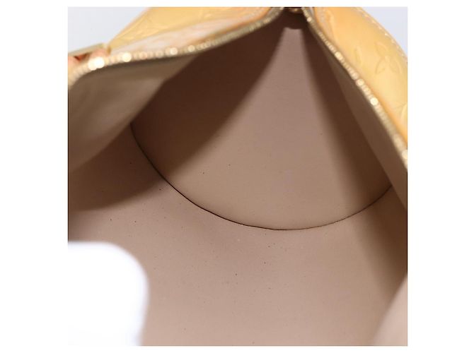 LOUIS VUITTON Borsa a Mano Monogram Vernis Bedford Beige M91006 LV Auth 170055 - Ansicht 18