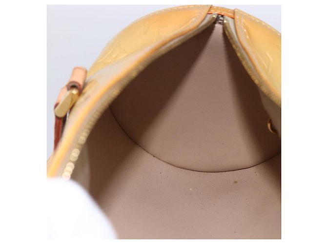LOUIS VUITTON Borsa a Mano Monogram Vernis Bedford Beige M91006 LV Auth 170055 - Ansicht 19