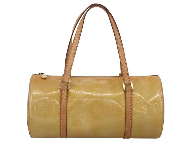 LOUIS VUITTON Borsa a Mano Monogram Vernis Bedford Beige M91006 LV Auth 170055 - Ansicht 2