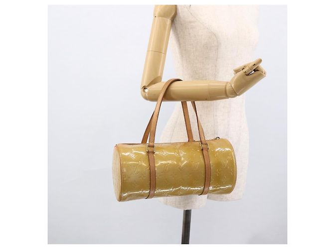 LOUIS VUITTON Borsa a Mano Monogram Vernis Bedford Beige M91006 LV Auth 170055 - Ansicht 20