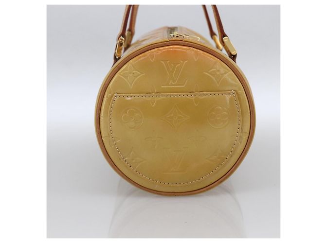 LOUIS VUITTON Borsa a Mano Monogram Vernis Bedford Beige M91006 LV Auth 170055 - Ansicht 4