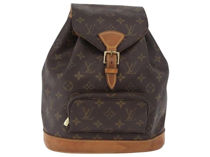 LOUIS VUITTON Zaino Monogram Montsouris MM M51136 LV Auth LNZ999A Monogramma - vista 13