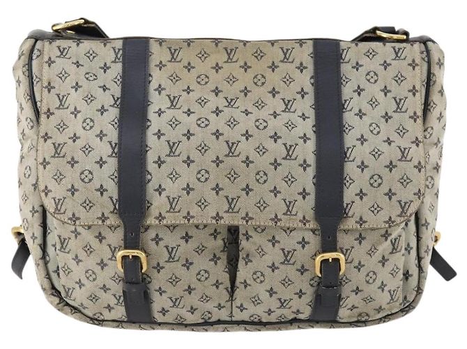 LOUIS VUITTON Mini Sac Maman Monogram Blu M42350 LV Auth BA11171 - vista 13