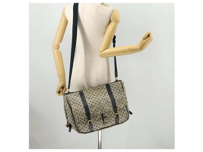 LOUIS VUITTON Mini Sac Maman Monogram Blu M42350 LV Auth BA11171 - vista 28