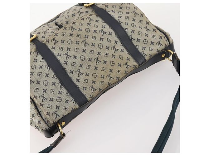 LOUIS VUITTON Mini Sac Maman Monogram Blu M42350 LV Auth BA11171 - vista 6