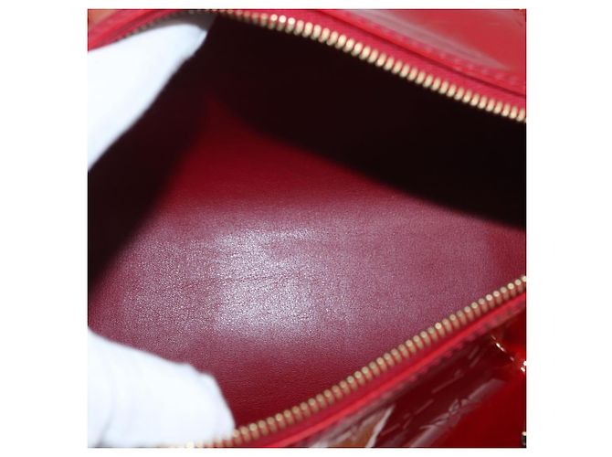 LOUIS VUITTON Borsa a Mano Monogram Vernis Bedford Rossa M91986 LV Auth am11059V Rosso - vista 10