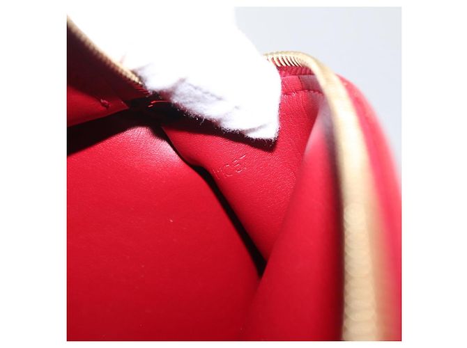 LOUIS VUITTON Borsa a Mano Monogram Vernis Bedford Rossa M91986 LV Auth am11059V Rosso - vista 11