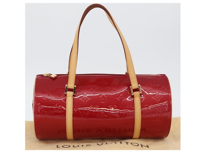 LOUIS VUITTON Borsa a Mano Monogram Vernis Bedford Rossa M91986 LV Auth am11059V Rosso - vista 12