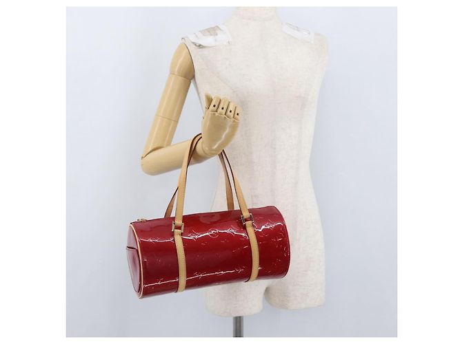 LOUIS VUITTON Borsa a Mano Monogram Vernis Bedford Rossa M91986 LV Auth am11059V Rosso - vista 21