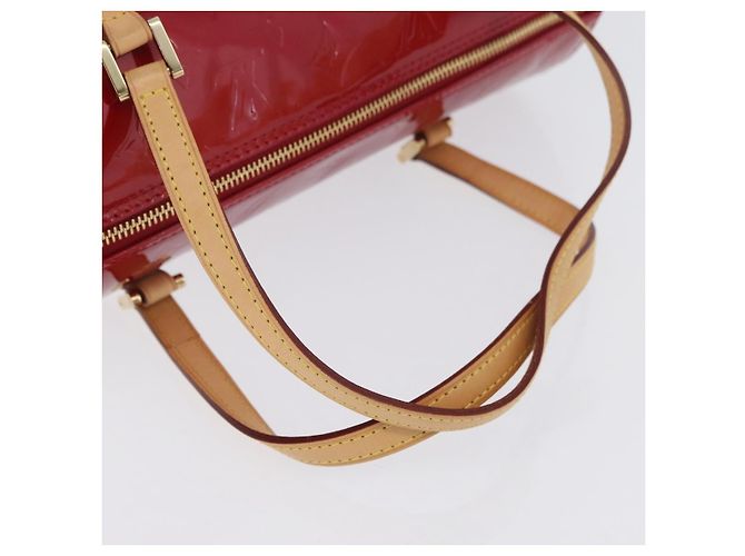 LOUIS VUITTON Borsa a Mano Monogram Vernis Bedford Rossa M91986 LV Auth am11059V Rosso - vista 7