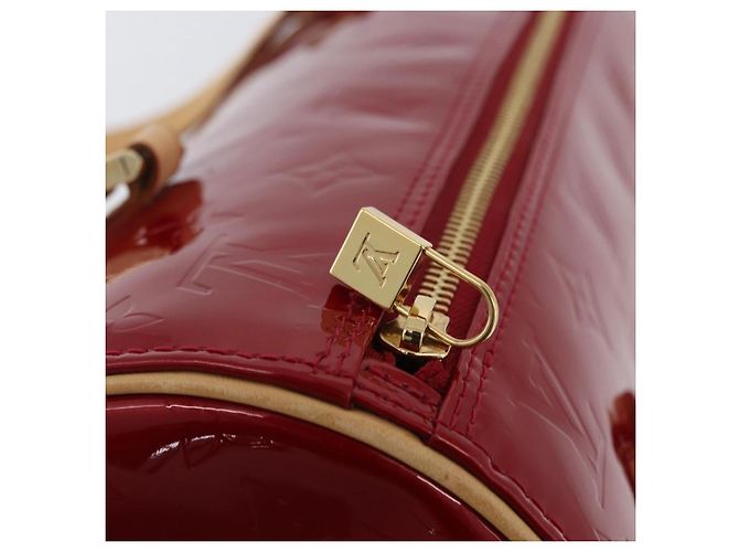 LOUIS VUITTON Borsa a Mano Monogram Vernis Bedford Rossa M91986 LV Auth am11059V Rosso - vista 9