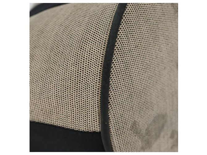 Hermès HERMES Sakso MM Handtasche aus Canvas Beige Silber Authentisch bs34048 - Ansicht 15