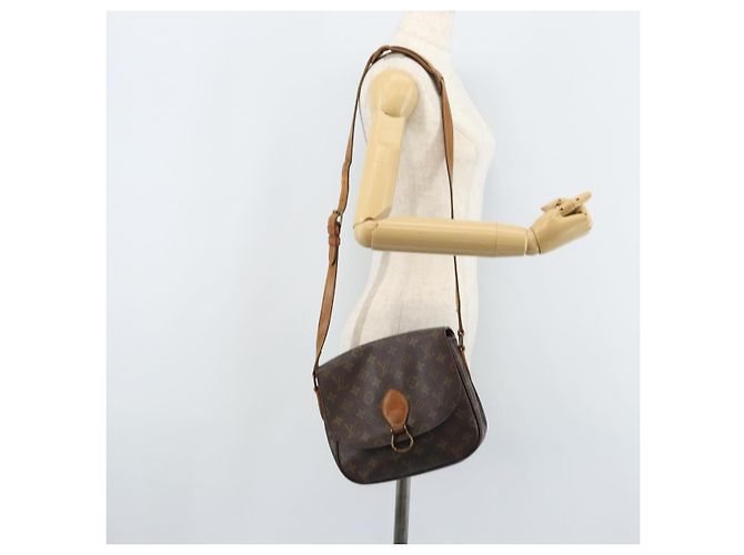 LOUIS VUITTON Borsa a Spalla Monogram Saint Cloud GM M51242 LV Auth ARZ144 Monogramma - vista 26