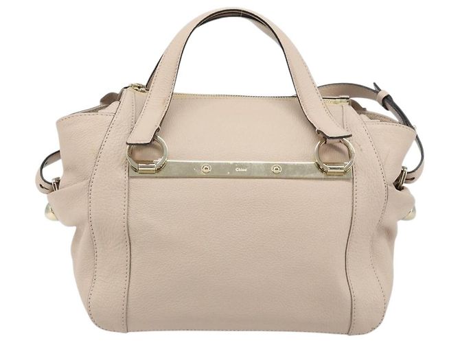 Chloé Bolso Chloe 2 en 1 Rosa Dorado Auth BA10878 - vista 13
