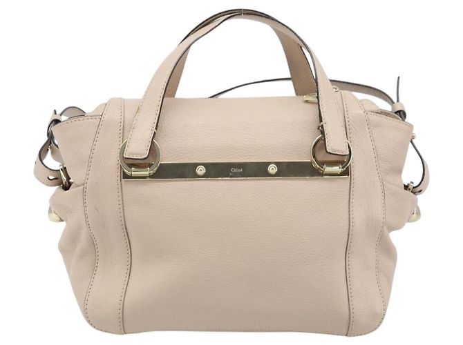 Chloé Bolso Chloe 2 en 1 Rosa Dorado Auth BA10878 - vista 2