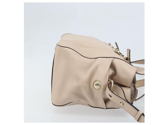 Chloé Bolso Chloe 2 en 1 Rosa Dorado Auth BA10878 - vista 3