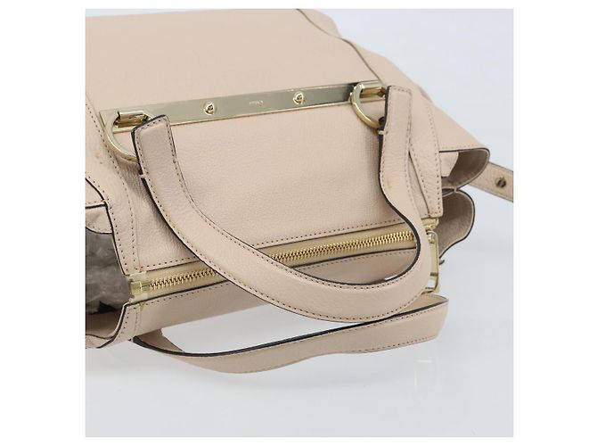 Chloé Bolso Chloe 2 en 1 Rosa Dorado Auth BA10878 - vista 7