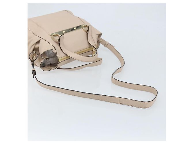 Chloé Bolso Chloe 2 en 1 Rosa Dorado Auth BA10878 - vista 8