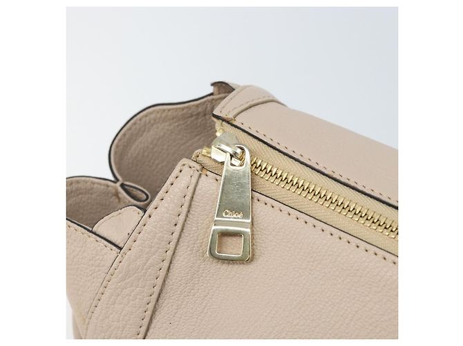 Chloé Bolso Chloe 2 en 1 Rosa Dorado Auth BA10878 - vista 9