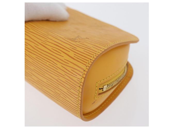 LOUIS VUITTON Pochette Dauphine PM Epi Gialla M48449 LV Auth ti3784 Giallo - vista 14