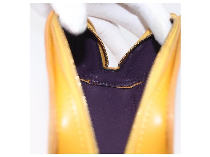 LOUIS VUITTON Pochette Dauphine PM Epi Gialla M48449 LV Auth ti3784 Giallo - vista 18