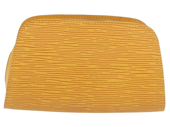 LOUIS VUITTON Pochette Dauphine PM Epi Gialla M48449 LV Auth ti3784 Giallo - vista 2