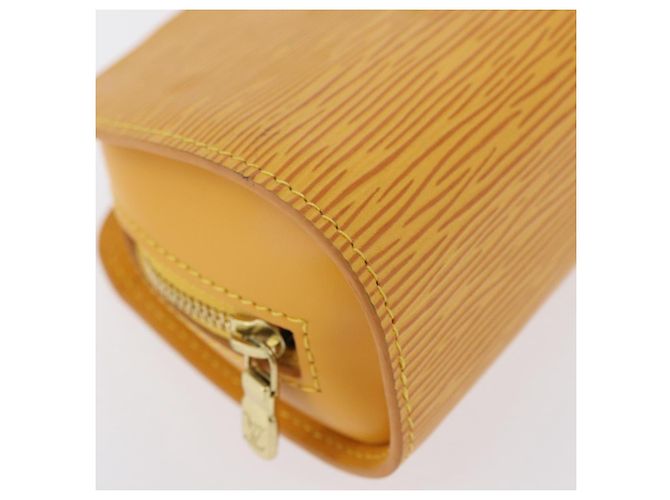 LOUIS VUITTON Pochette Dauphine PM Epi Gialla M48449 LV Auth ti3784 Giallo - vista 7