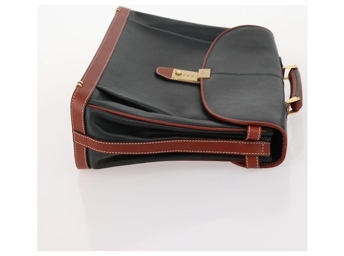 BALLY Borsa a Mano in Pelle 3 Pezzi Nero Rosa Auth mr2113 - vista 11