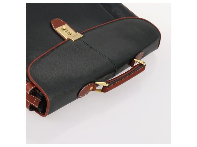 BALLY Borsa a Mano in Pelle 3 Pezzi Nero Rosa Auth mr2113 - vista 12