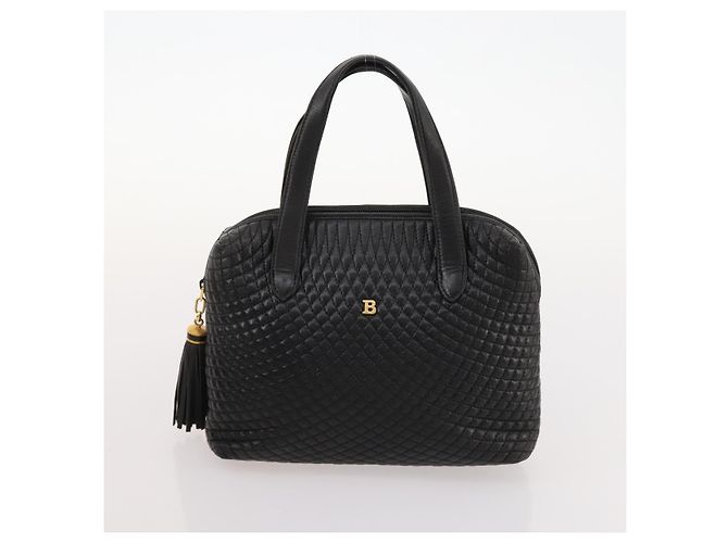 BALLY Borsa a Mano in Pelle 3 Pezzi Nero Rosa Auth mr2113 - vista 16