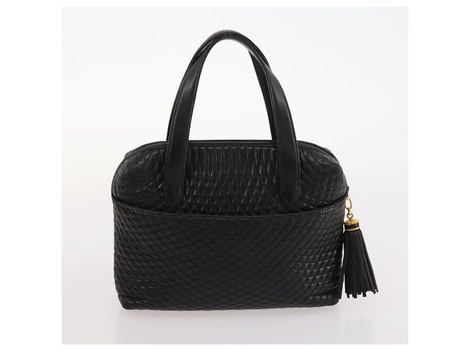 BALLY Borsa a Mano in Pelle 3 Pezzi Nero Rosa Auth mr2113 - vista 17
