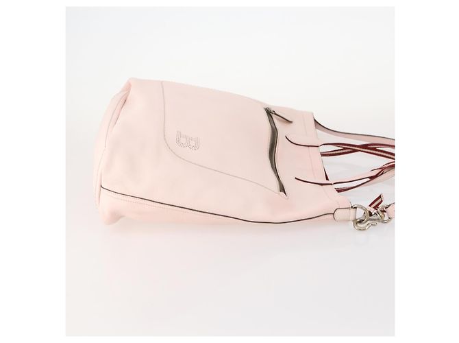 BALLY Borsa a Mano in Pelle 3 Pezzi Nero Rosa Auth mr2113 - vista 4