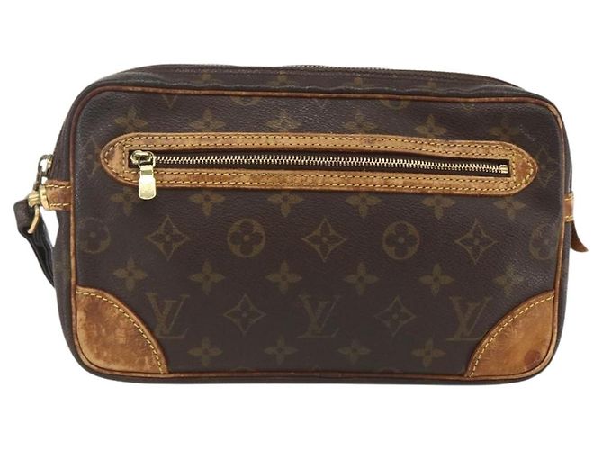 LOUIS VUITTON Clutch Marly Dragonne GM Monogram M51825 LV Auth ARZ278 Monogramma - vista 13