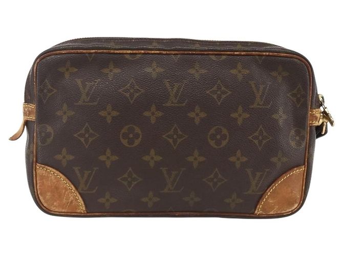 LOUIS VUITTON Clutch Marly Dragonne GM Monogram M51825 LV Auth ARZ278 Monogramma - vista 2